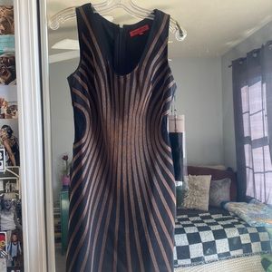 Women’s dress with sheer detail on back
